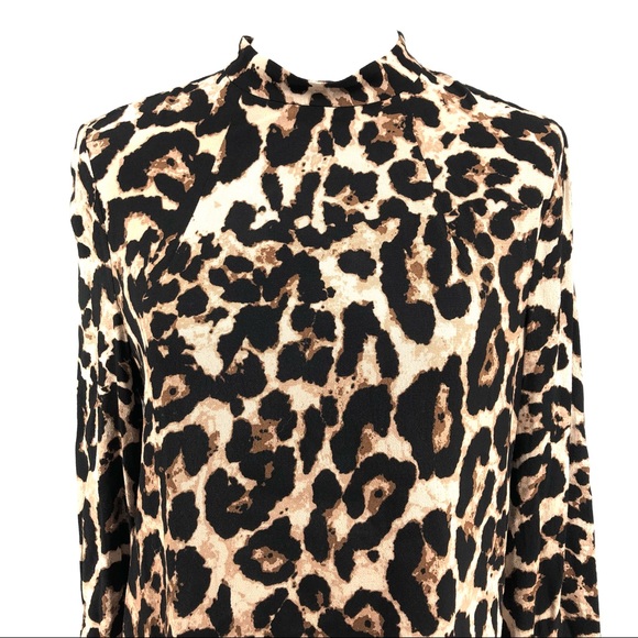 Baum Und Pferdgarten Black Brown Animal Print Top - Picture 2 of 8